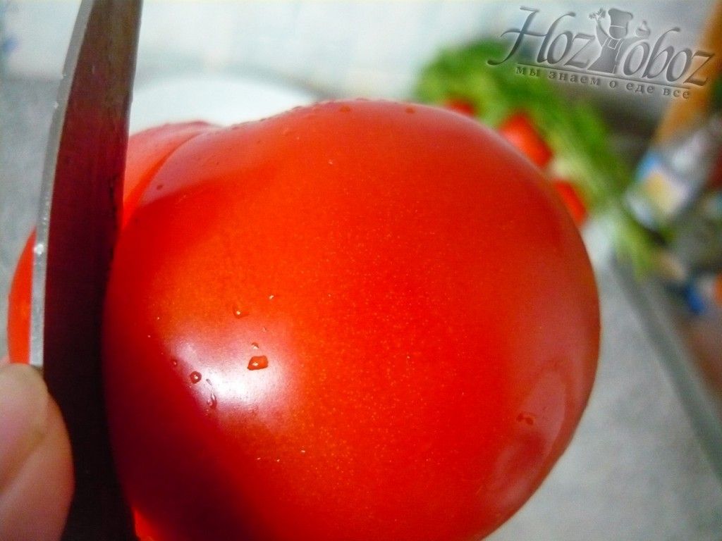 Делаем на помидорах надрезы