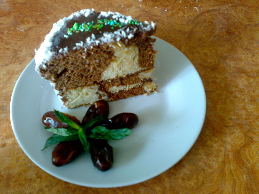 Торт зебра классический рецепт с фото пошагово