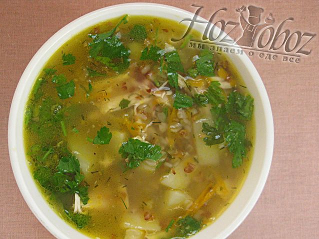 Суп гречневый с курицей и овощами — простой и вкусный рецепт