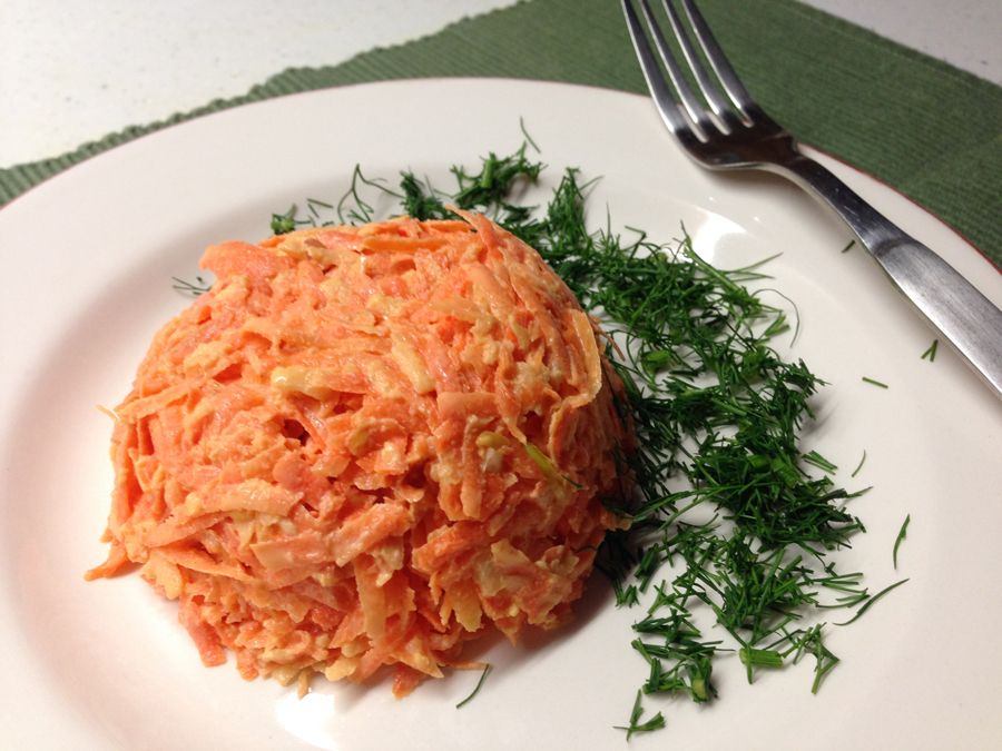 Салат из моркови и яблока - витамины на вашем столе каждый день: рецепт с фото и видео