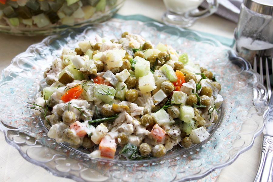Столичный салат классический с говядиной - пошаговый рецепт с фото на l2luna.ru