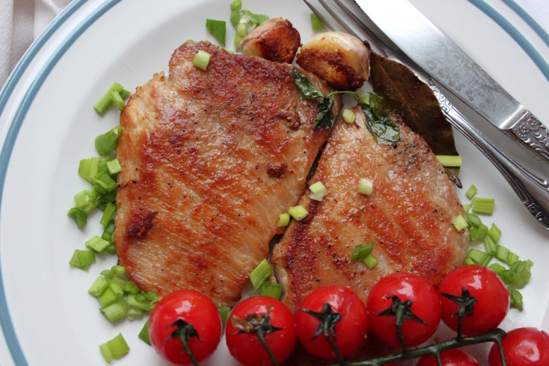 Рецепт эскалопа из свинины на сковороде