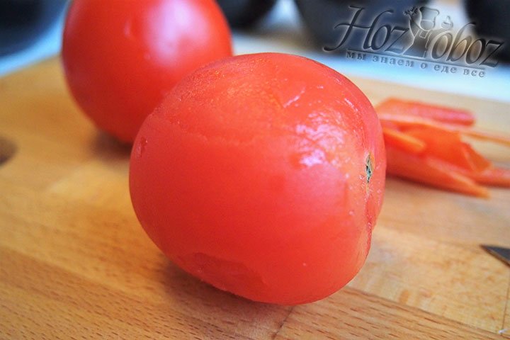 Очистим томаты