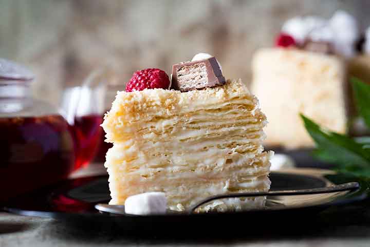 Торт домашний на сковороде с заварным кремом, рецепт с фото — manikyrsha.ru