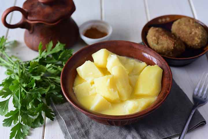 Картофельное пюре с молоком рецепт – Французская кухня: Основные блюда. «Еда»