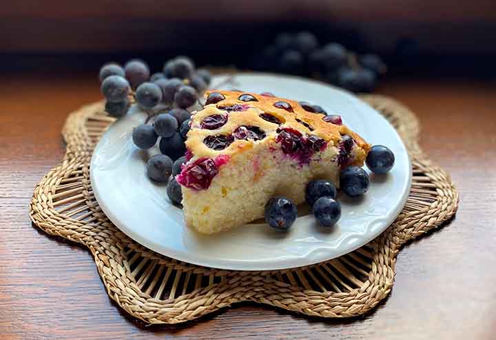 Пирог с виноградом от Джейми Оливера – кулинарный рецепт